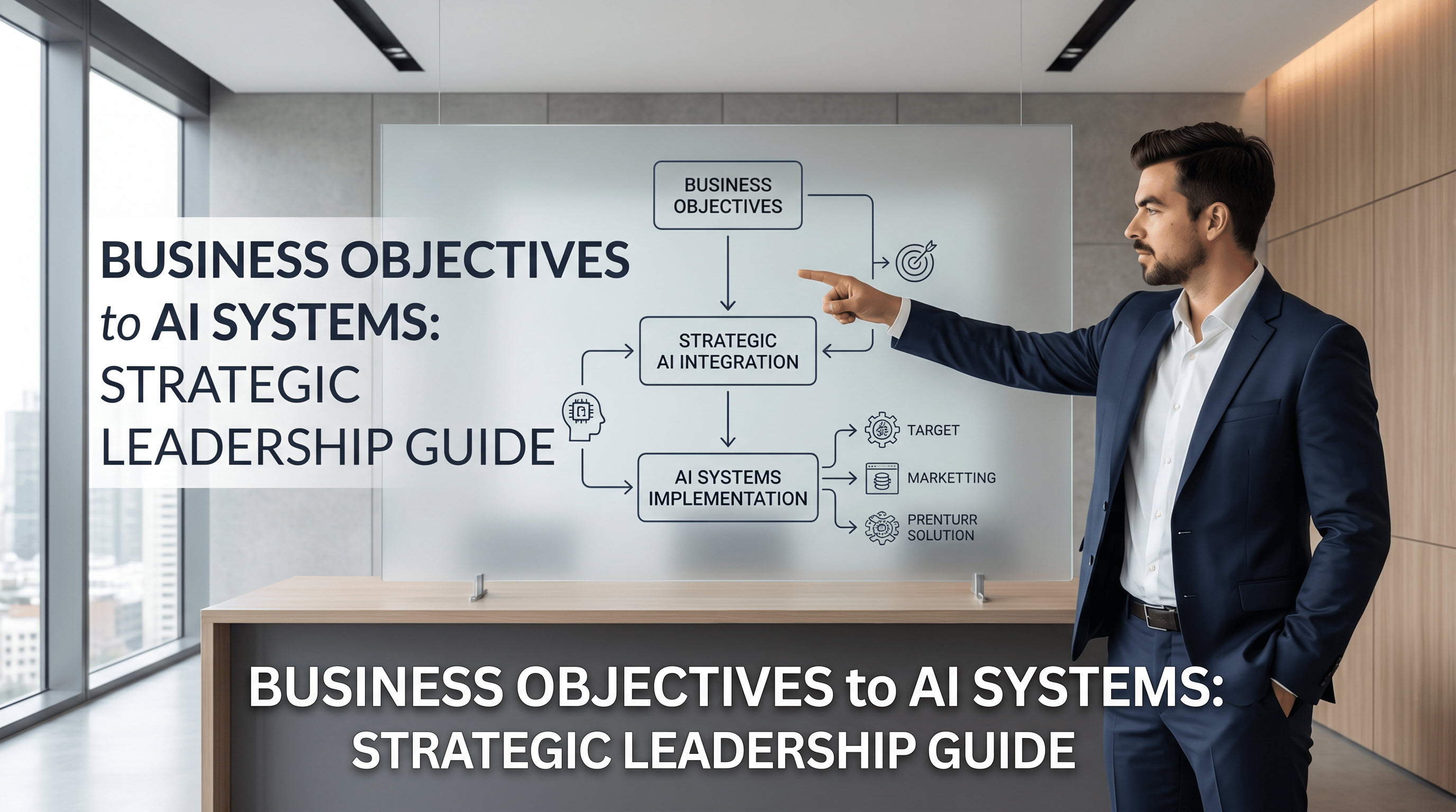 Diagram illustrating why business goals must precede AI model selection — the framework for moving from AI hype to measurable business value