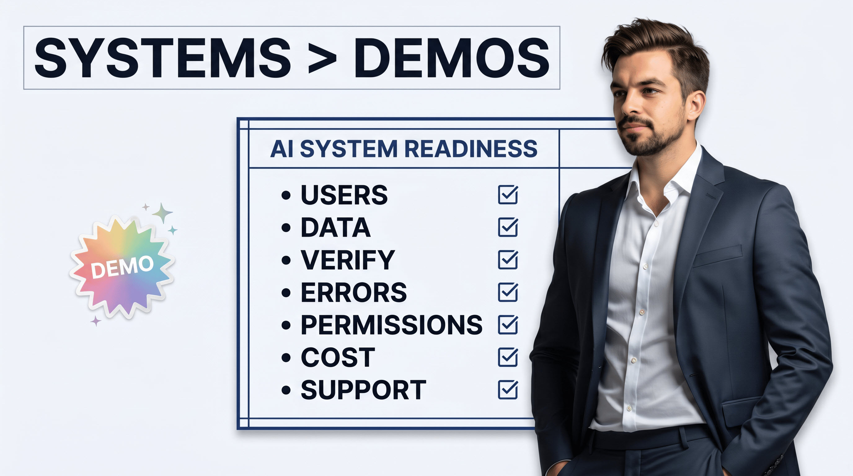 Stop building AI toys, start building AI systems — the gap between demos and production
